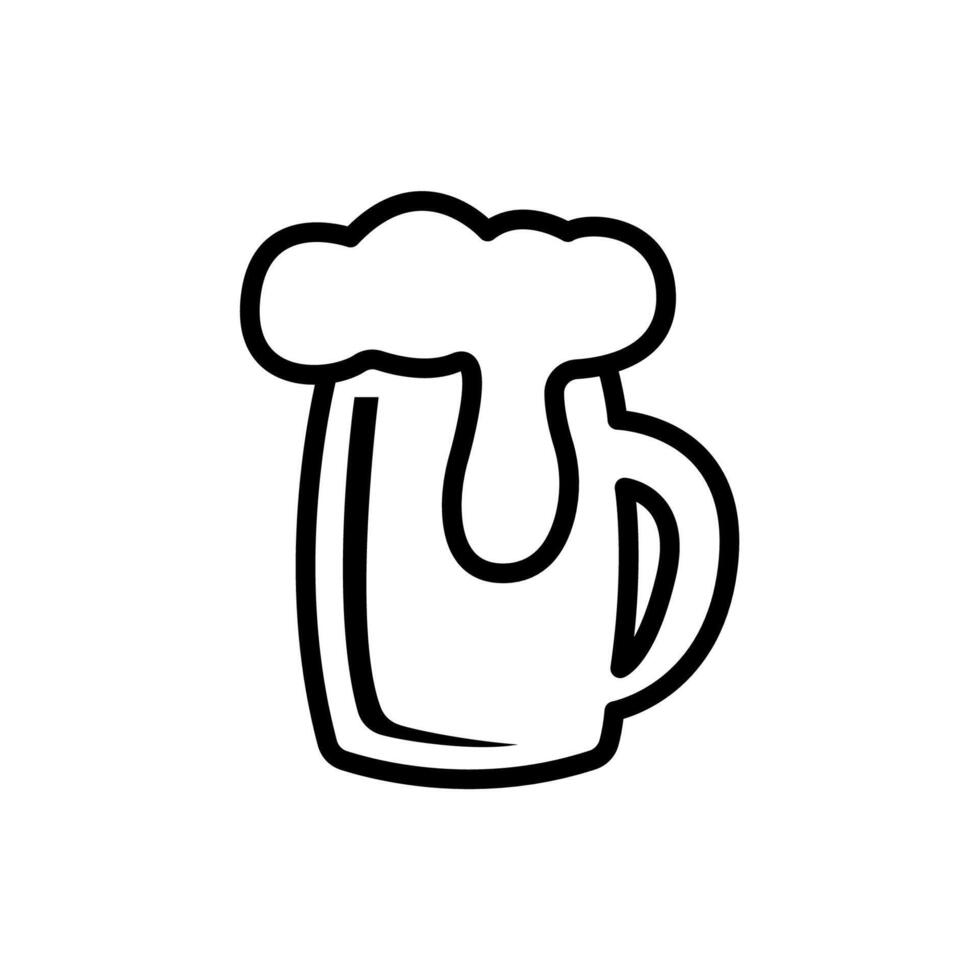 cerveza icono diseño vector modelo