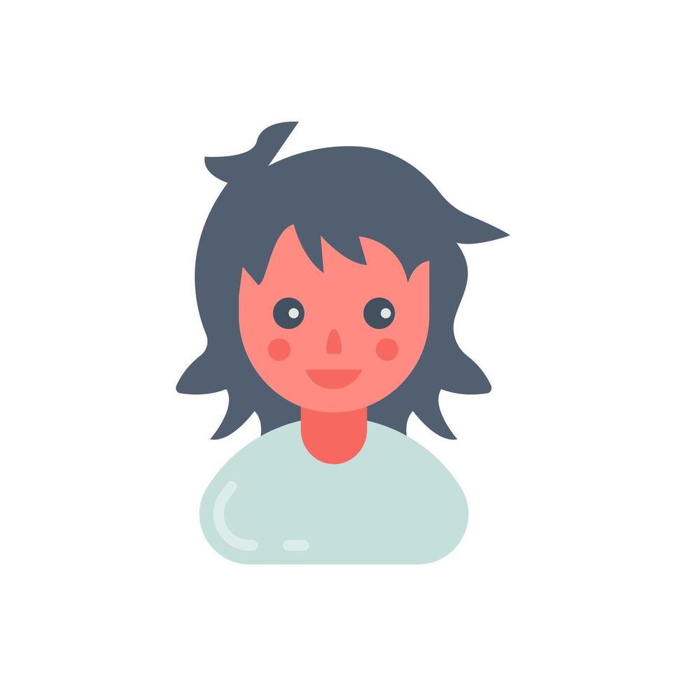 Jungle Girl icon in vector. Logotype vector