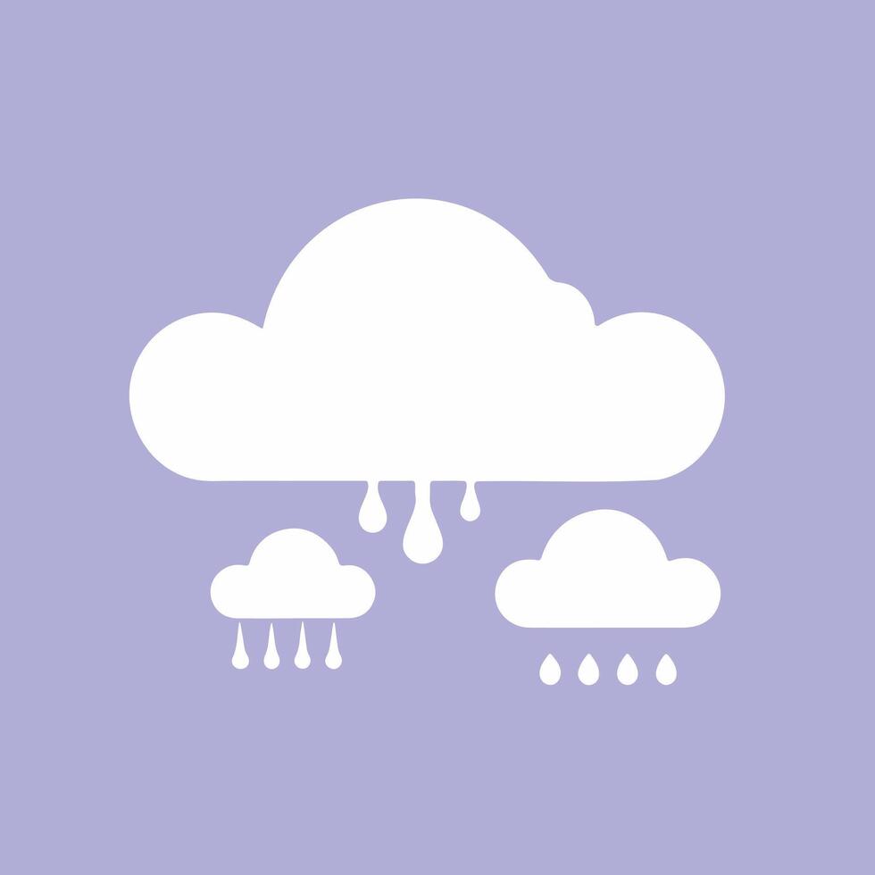 flat vector liquid clouds