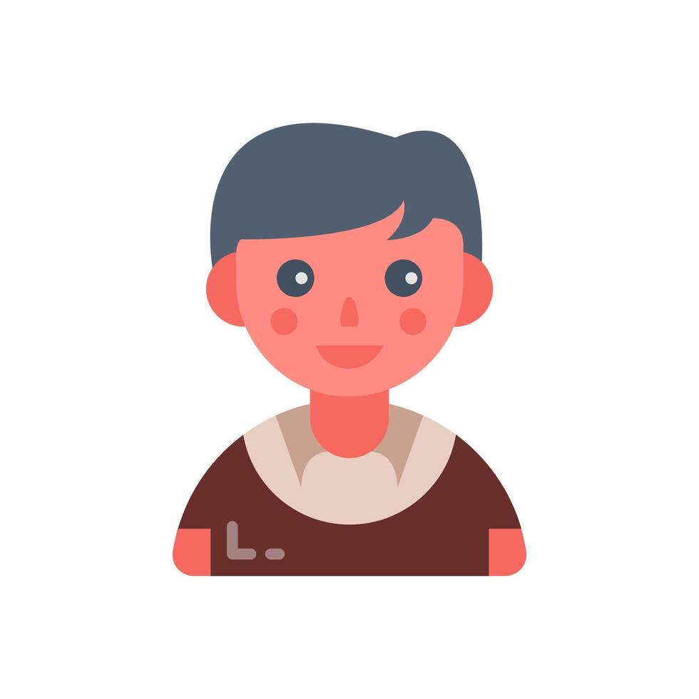 Decent Boy icon in vector. Logotype vector