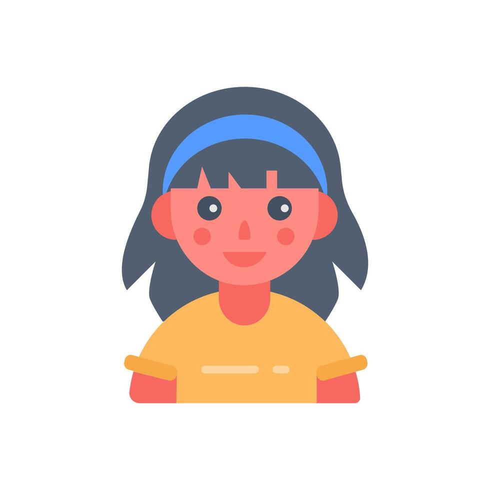 Tour Girl icon in vector. Logotype vector