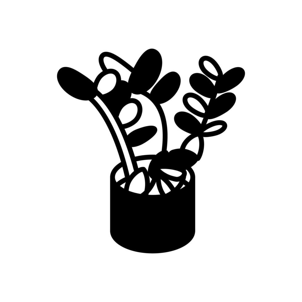 zz planta icono en vector. logotipo vector