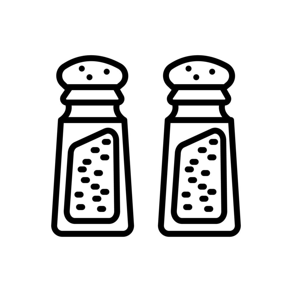 Salt And Pepper  icon in vector. Logotype vector
