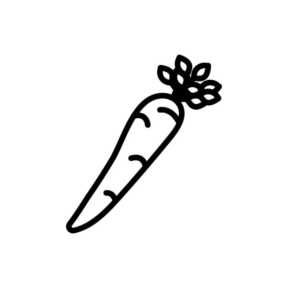 Zanahoria icono en vector. logotipo vector