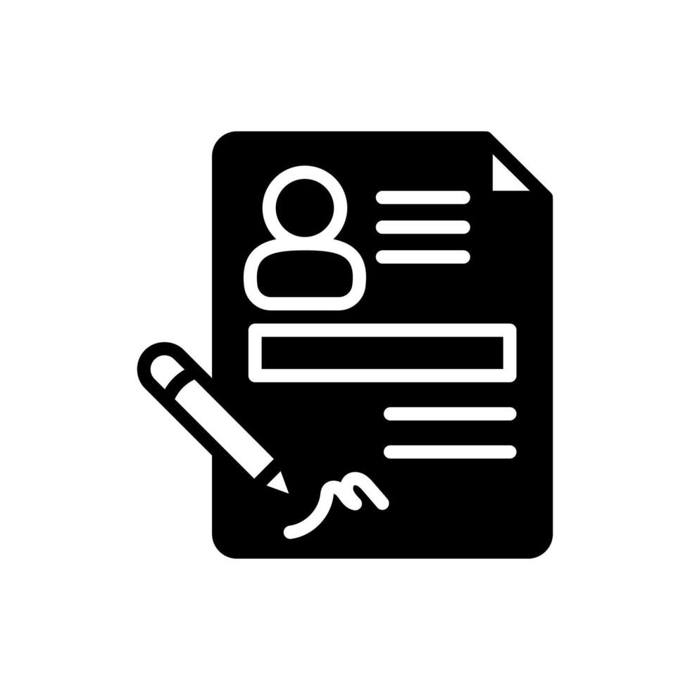 Registration  icon in vector. Logotype vector