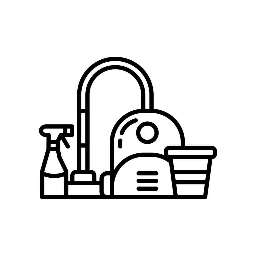 Household Cleaners icon in vector. Logotype vector