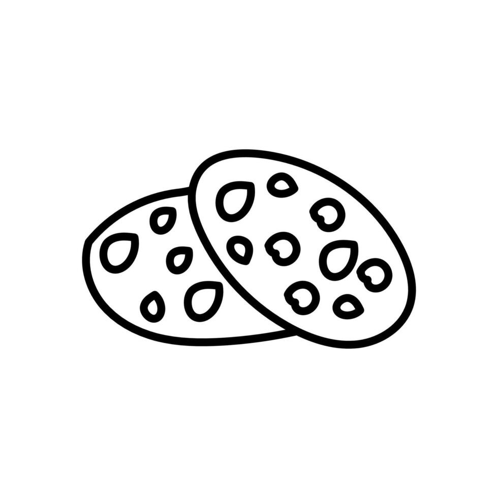 galletas dieta icono en vector. logotipo vector