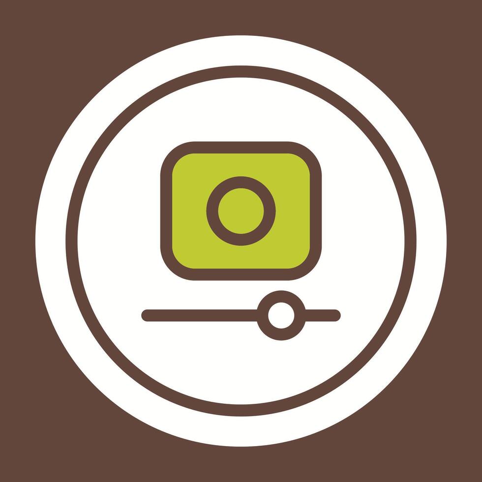 Video Record Button Vector Icon