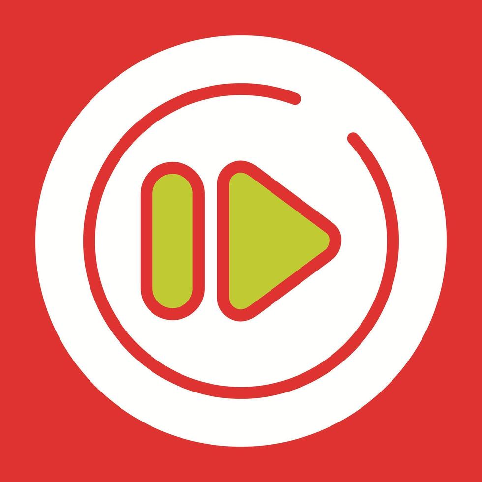 Next Track Circle Vector Icon