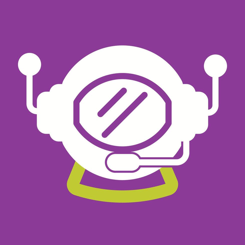 Astronaut Helmet Vector Icon