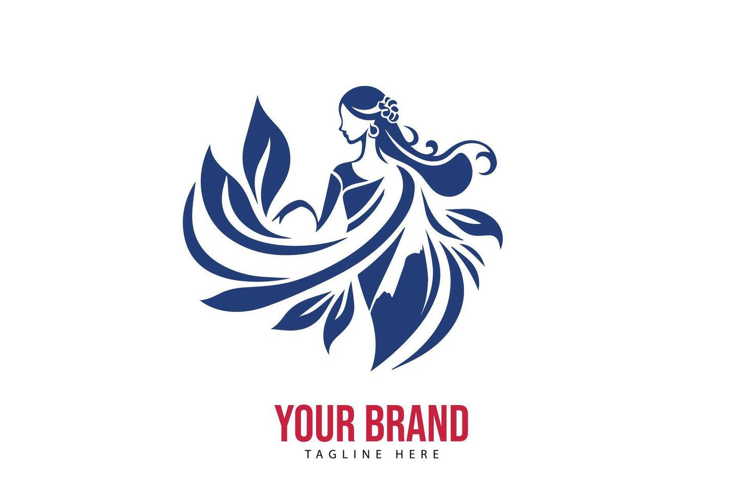 saree logo vector