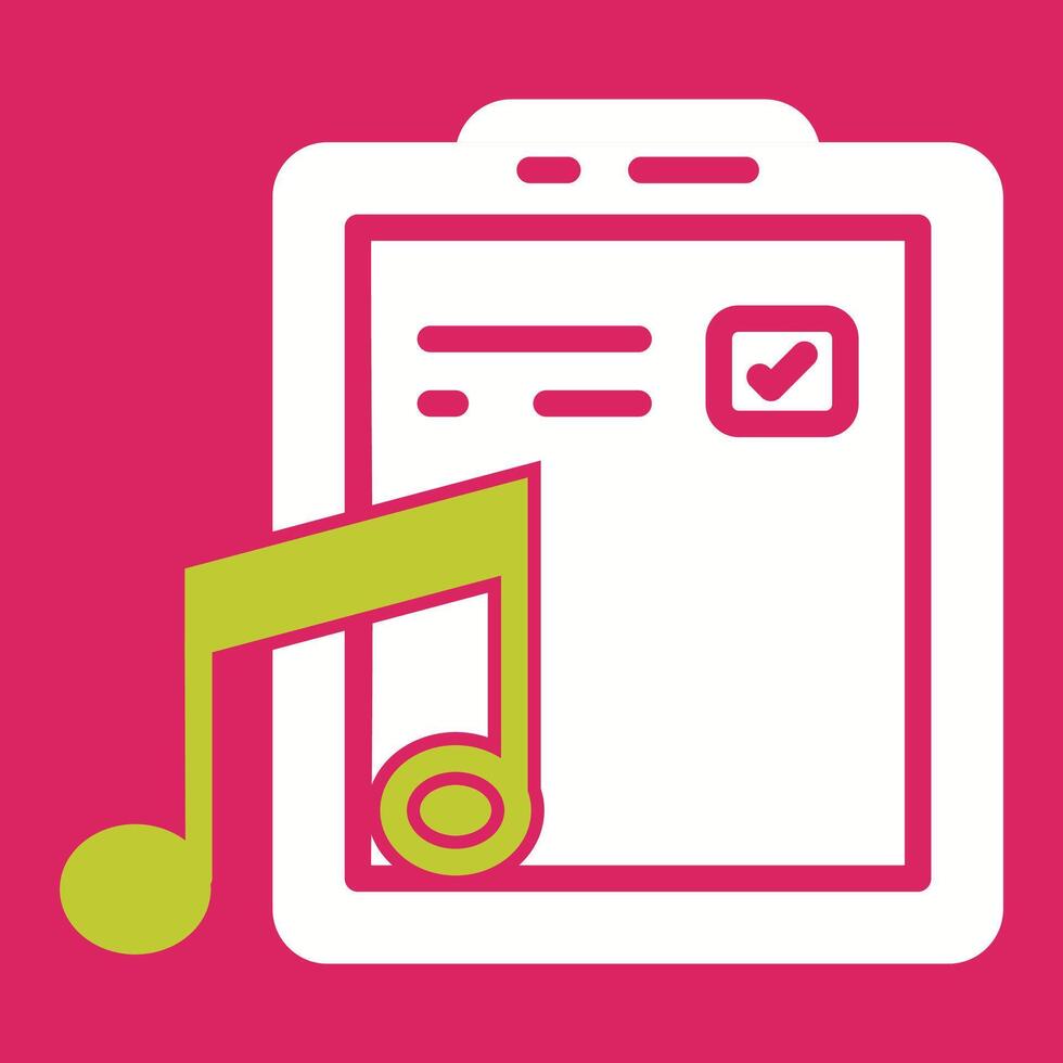 Music File Vector Icon