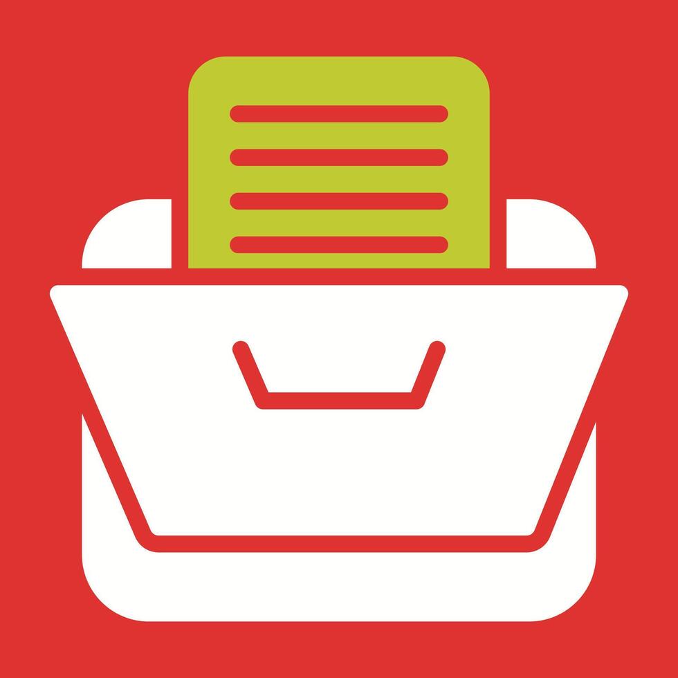 Filing Cabinet Vector Icon