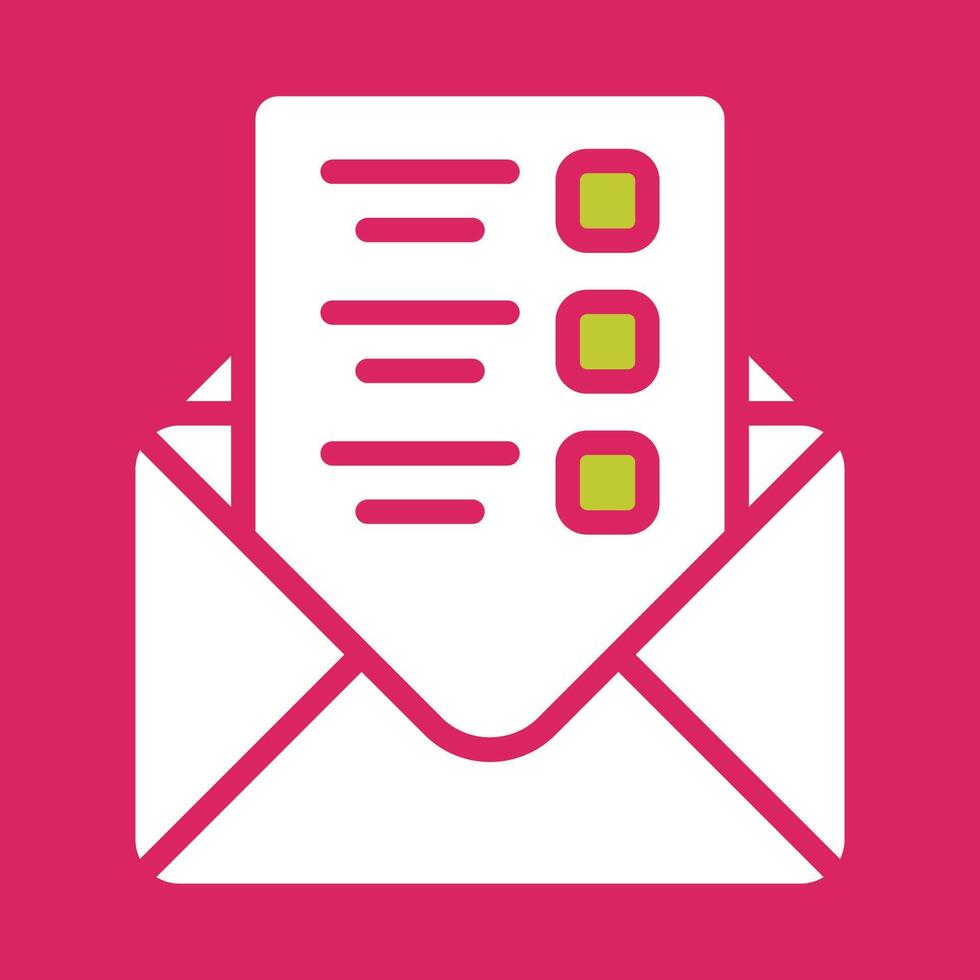 Mailing Lists Vector Icon