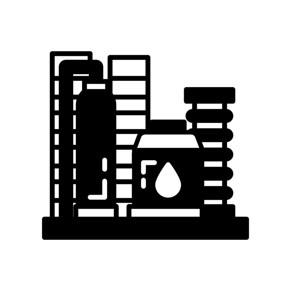 Oil burning Furnaces icon in vector. Logotype vector