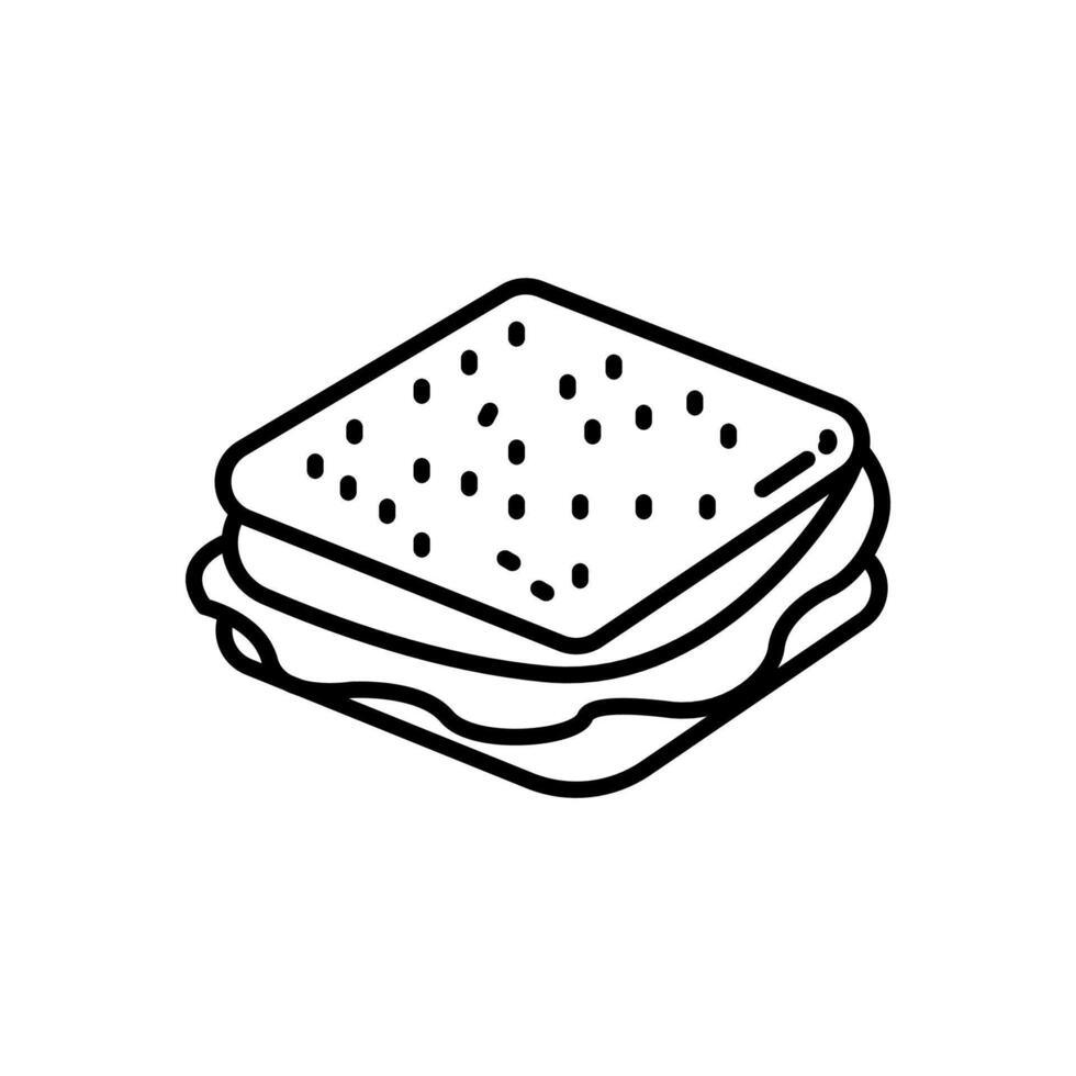 S'mores Diet  icon in vector. Logotype vector