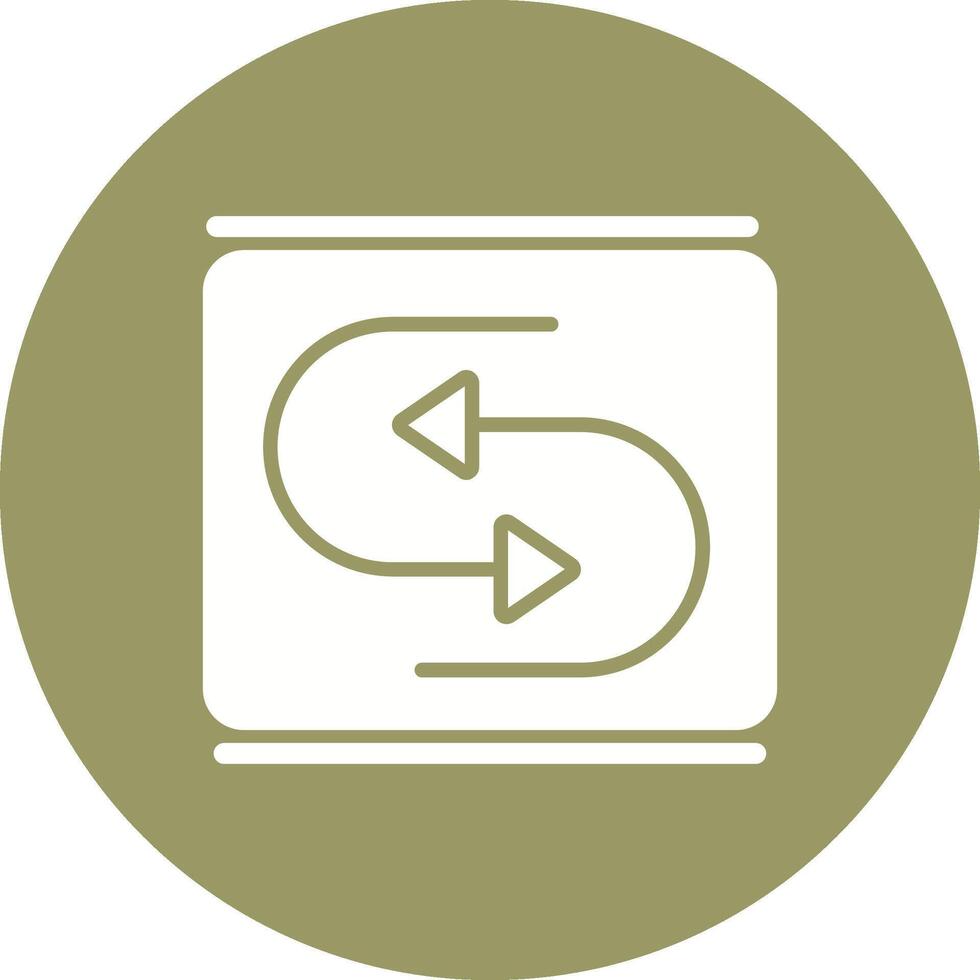 Reverse Arrow Vector Icon