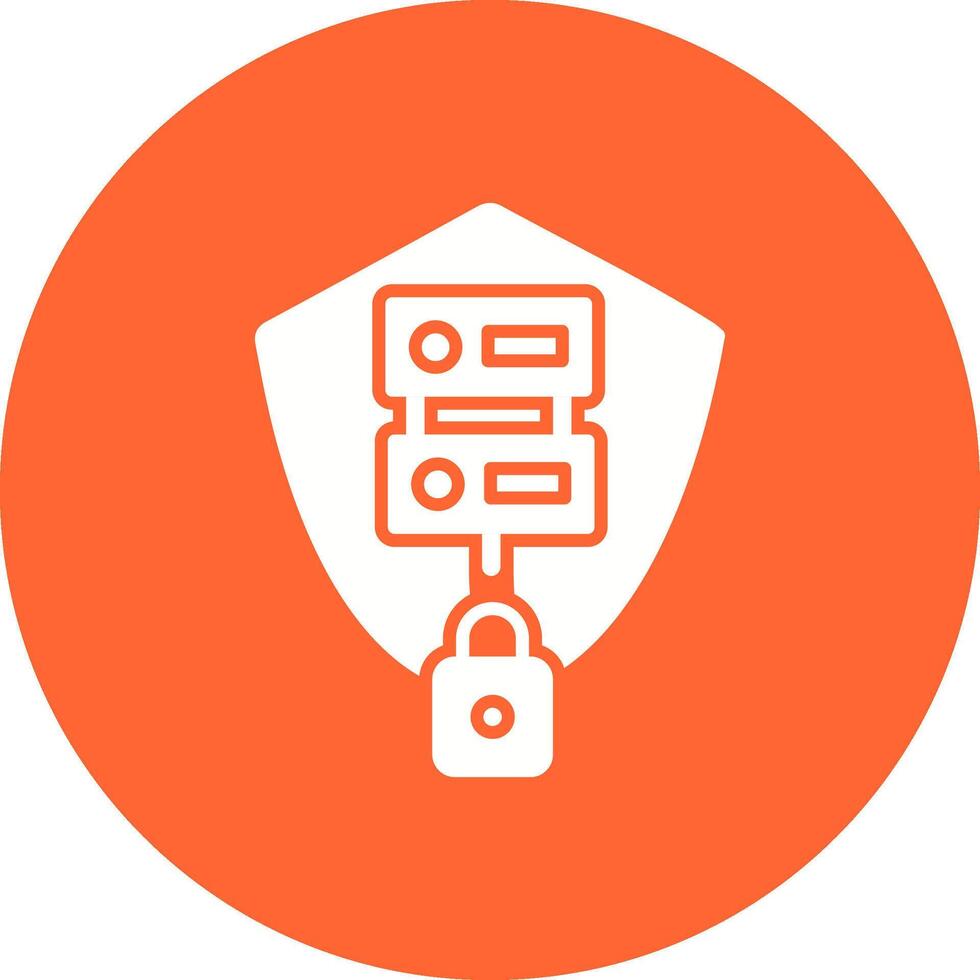 Secure Server Vector Icon