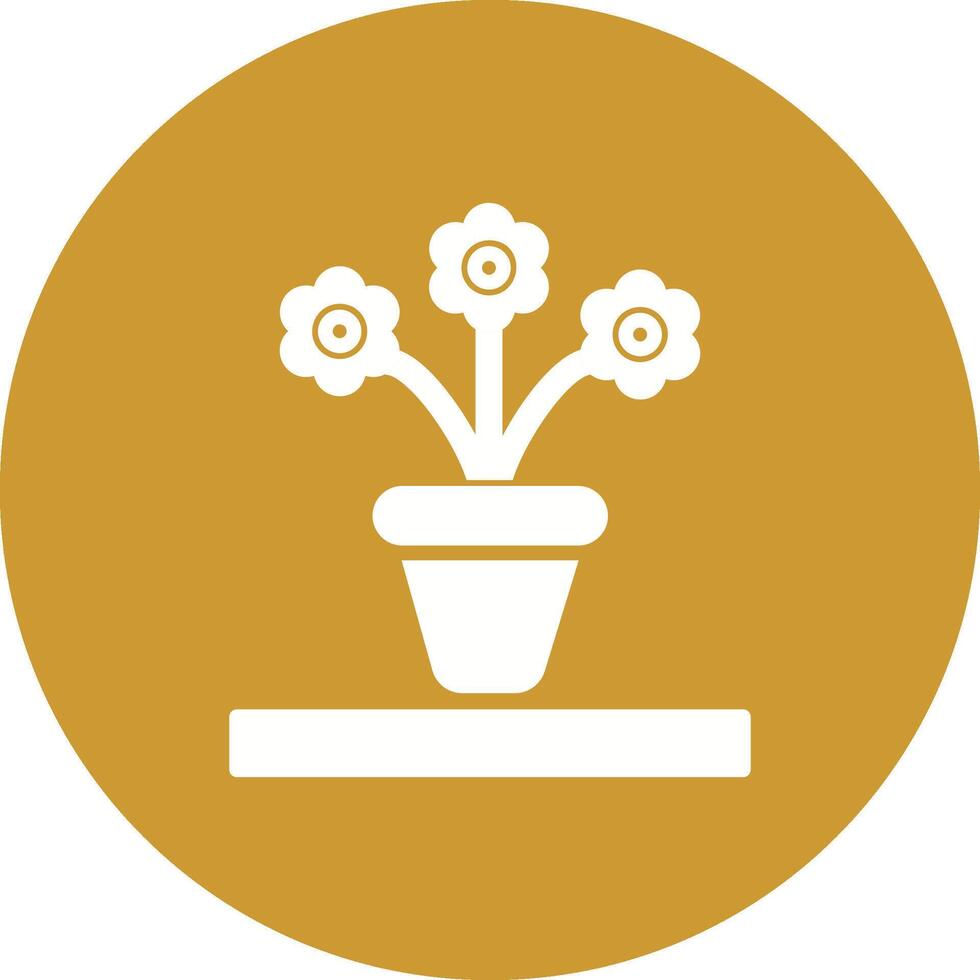 Flower Pot Vector Icon