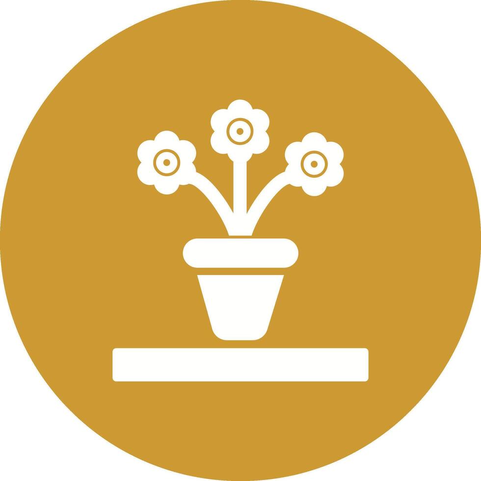 Flower Pot Vector Icon