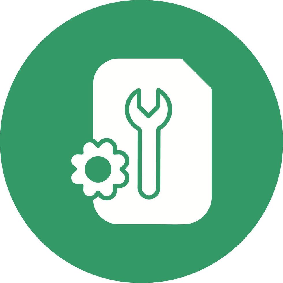 Document Setting Vector Icon