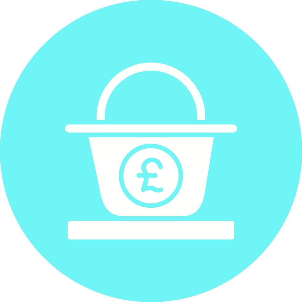 Pound Basket Vector Icon