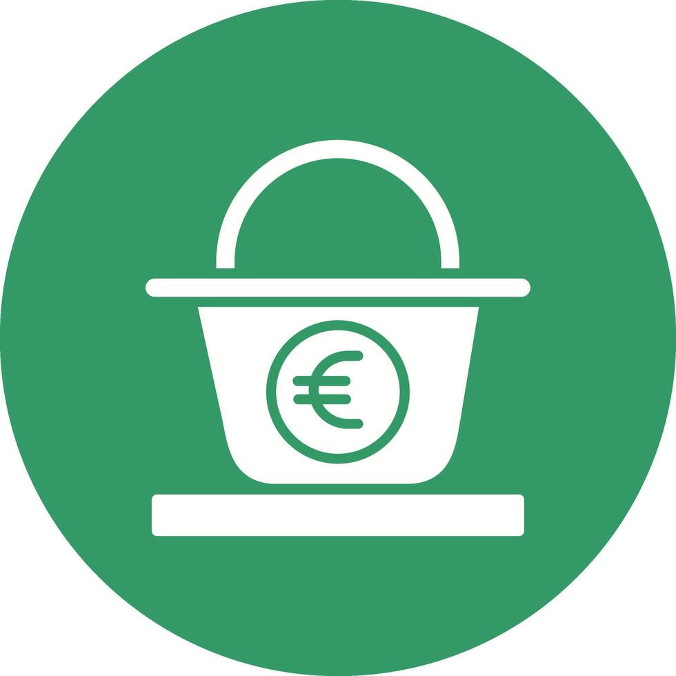 Euro Basket Vector Icon