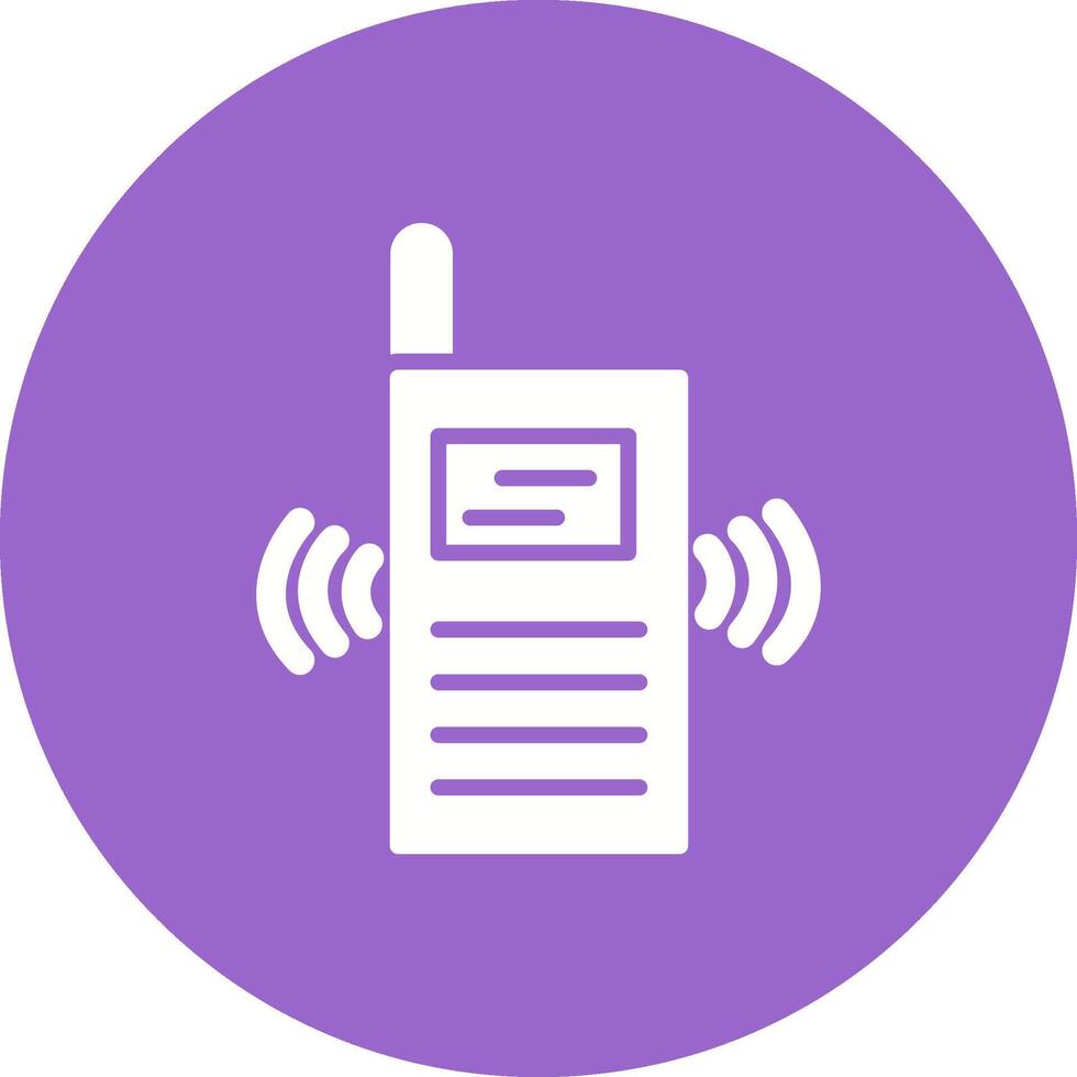 Walkie Talkie Vector Icon