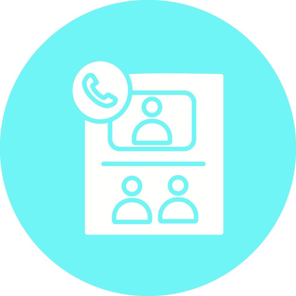 Conference Call Vector Icon