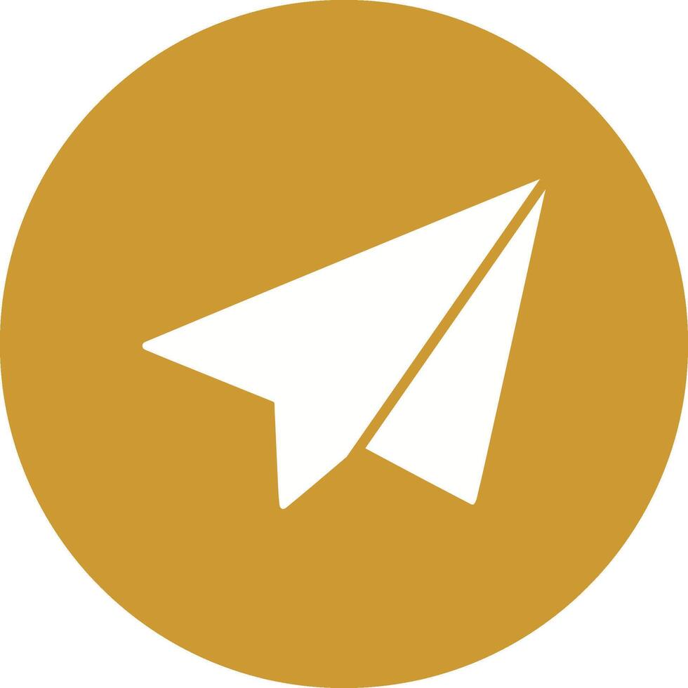 Paper Plane Vector Icon