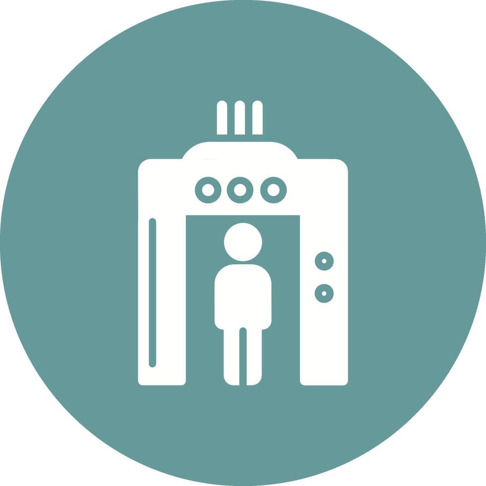 Airport Security Vector Icon
