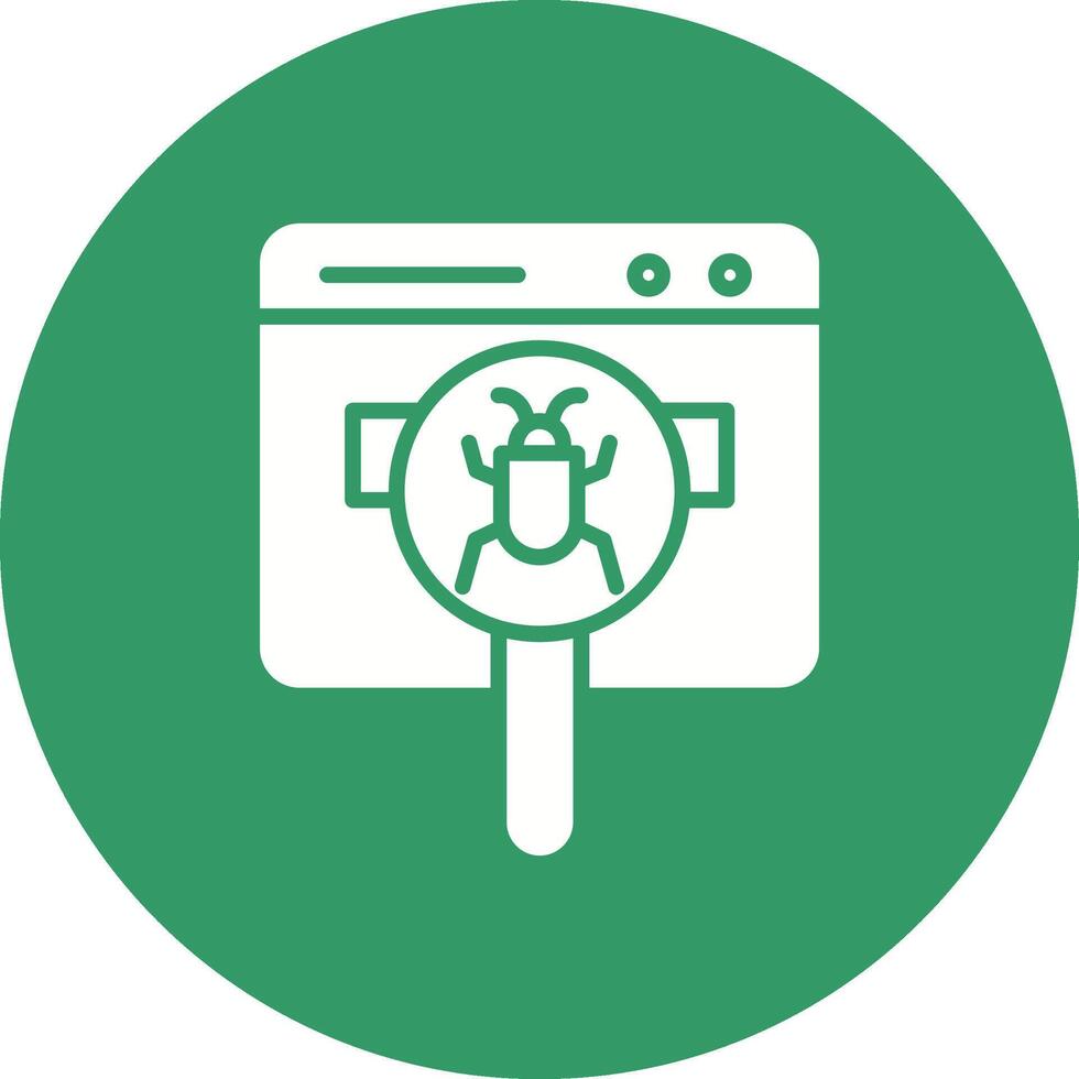 Web Bug Vector Icon