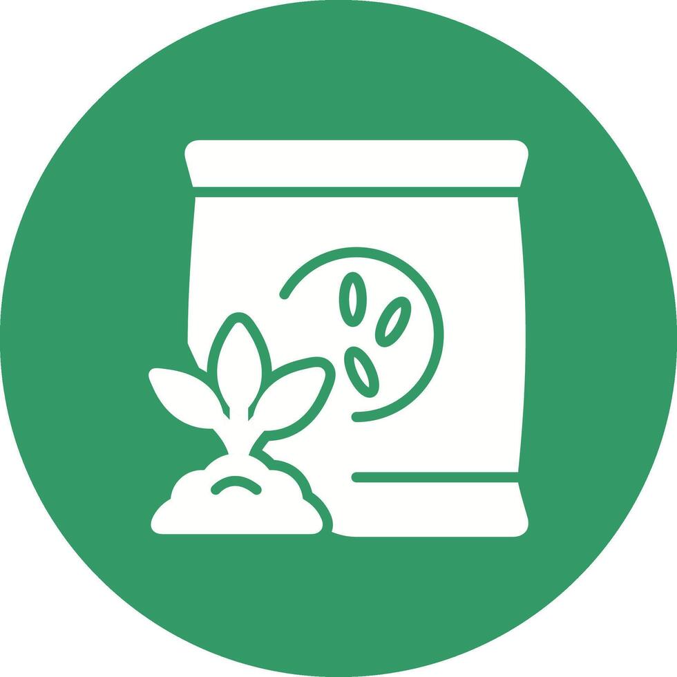 Fertilizer Bag Vector Icon