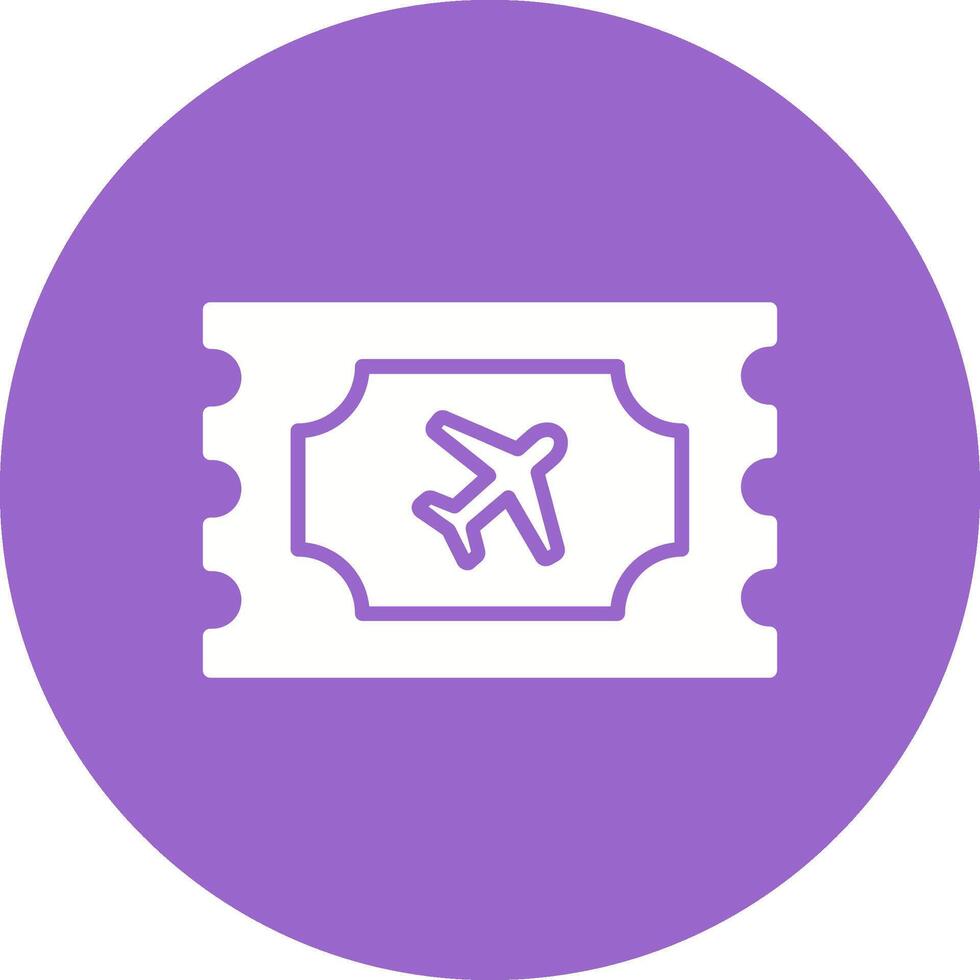Plane Tickets Vector Icon