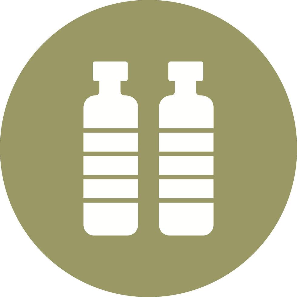 Bottle in Water Vector Icon