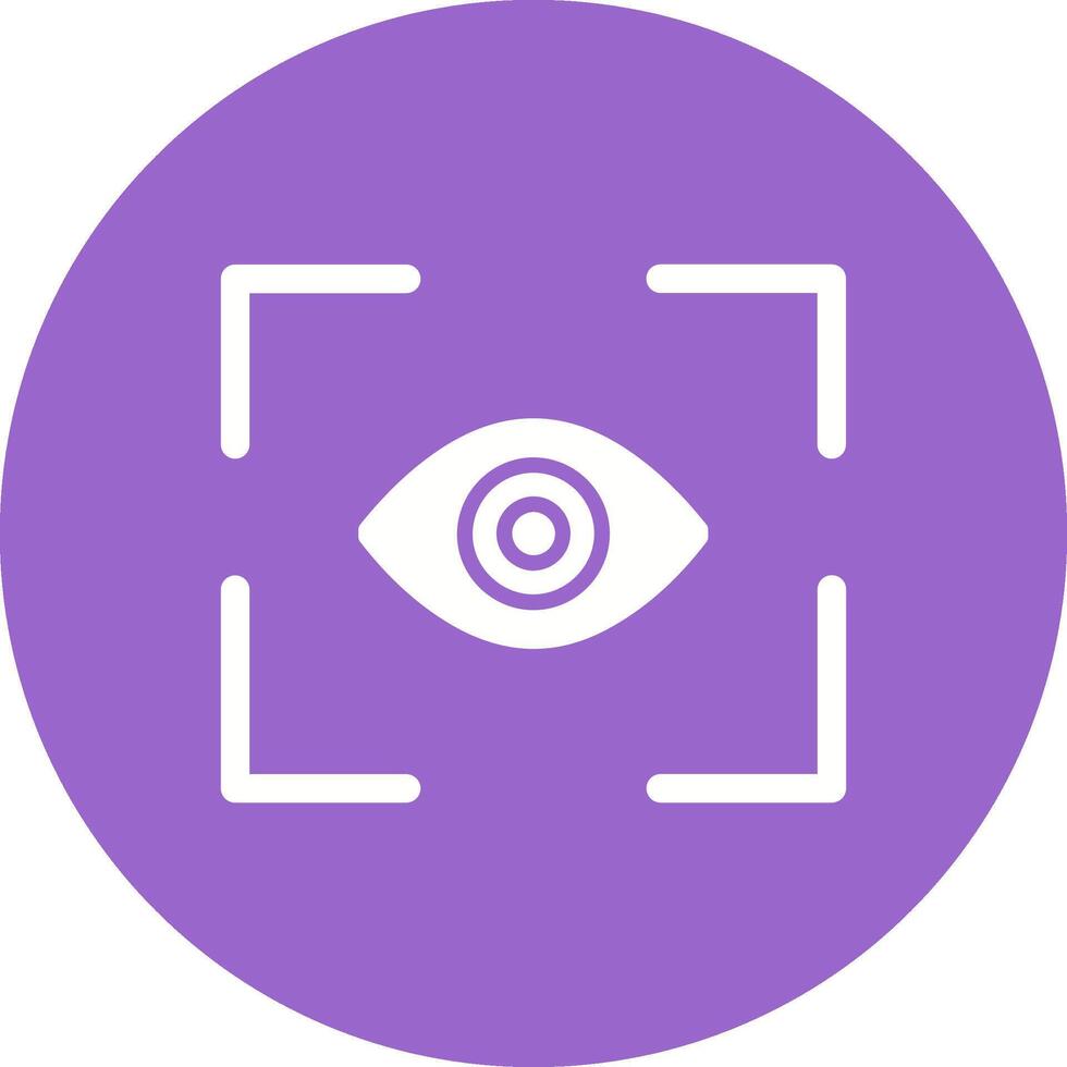 Eye Scan Vector Icon