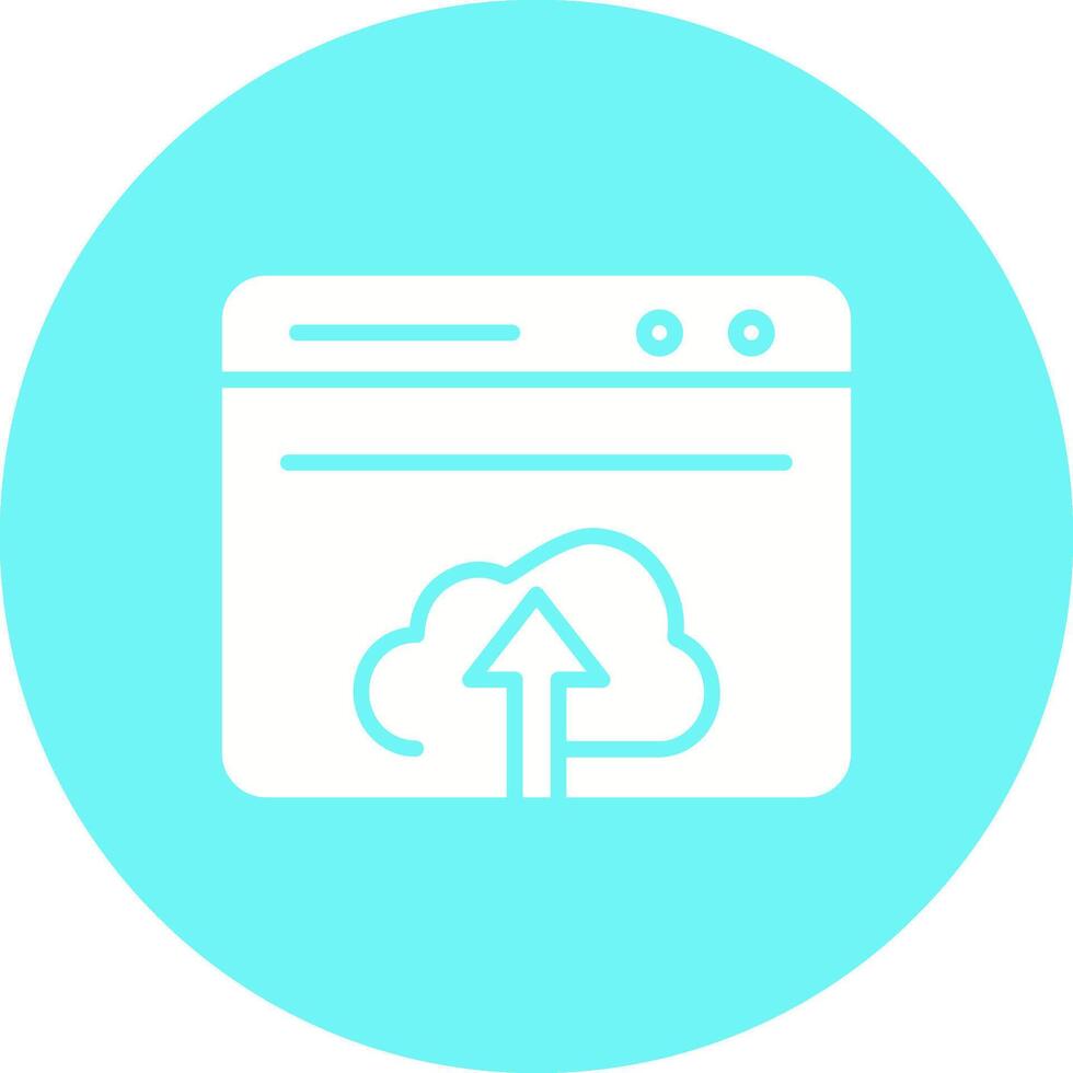 Upload Web Vector Icon