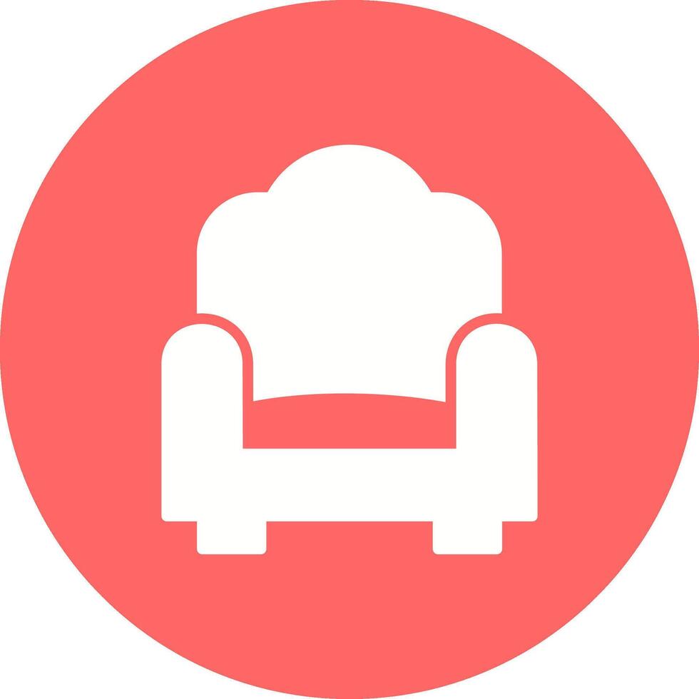 Single Sofa Vector Icon