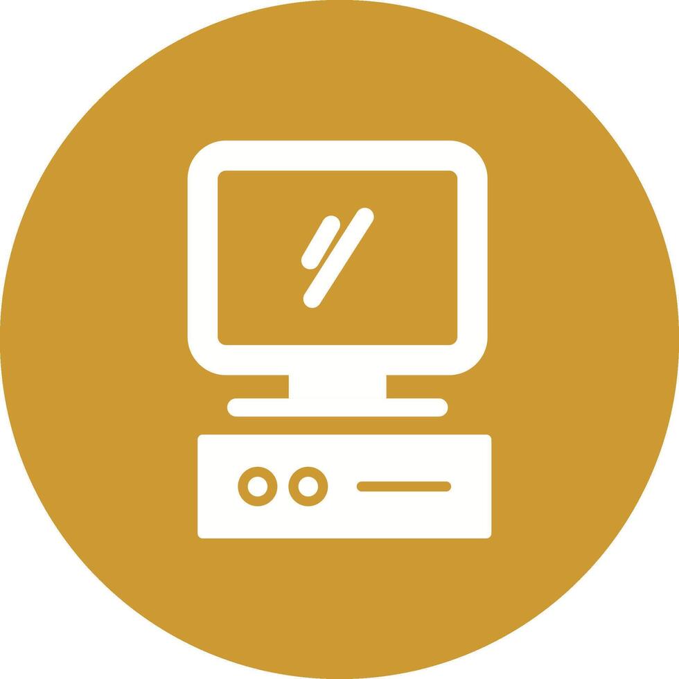 Computer Vector Icon
