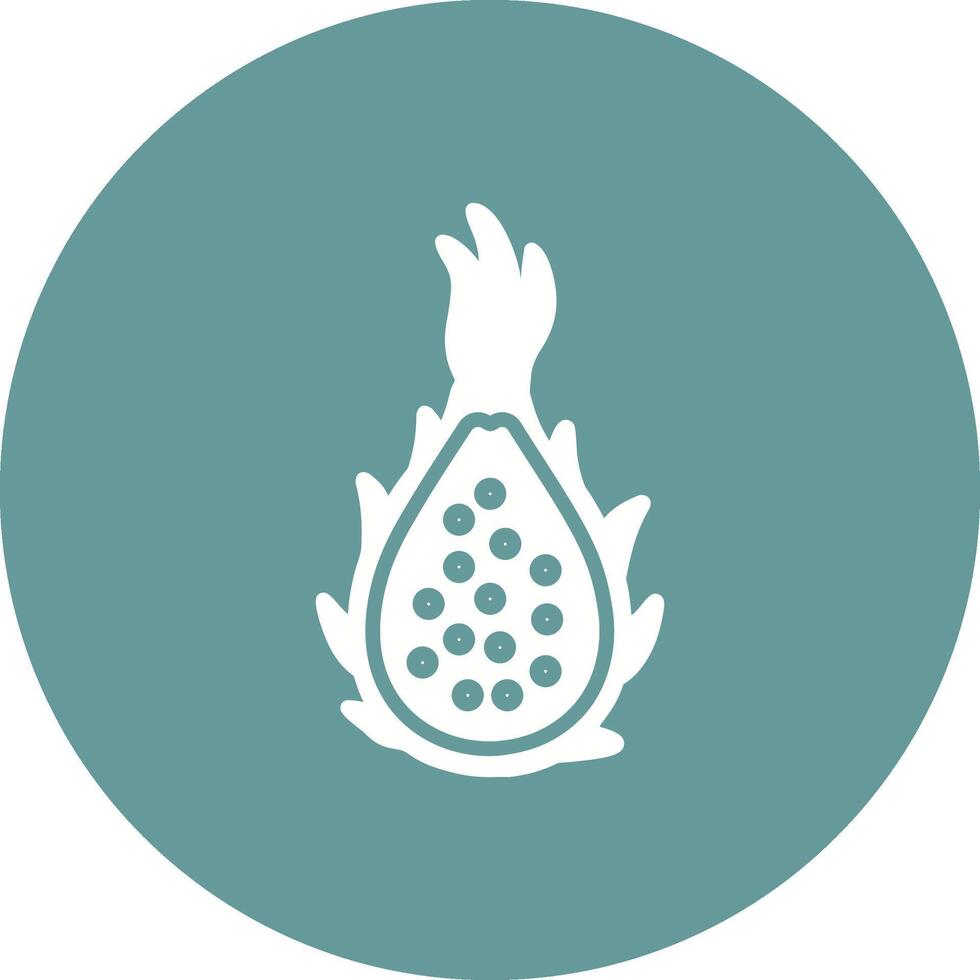Dragon Fruit Vector Icon