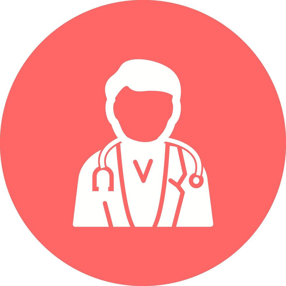 masculino médico vector icono