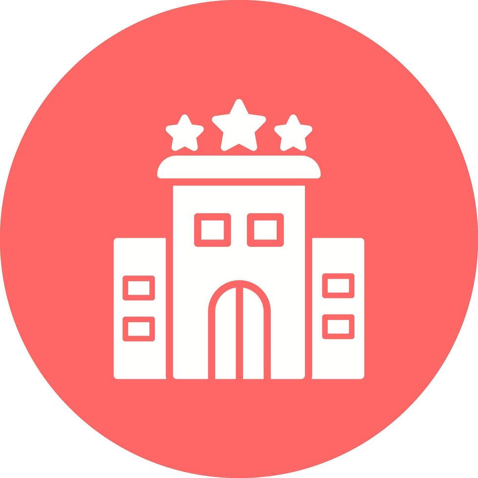 icono de vector de hotel