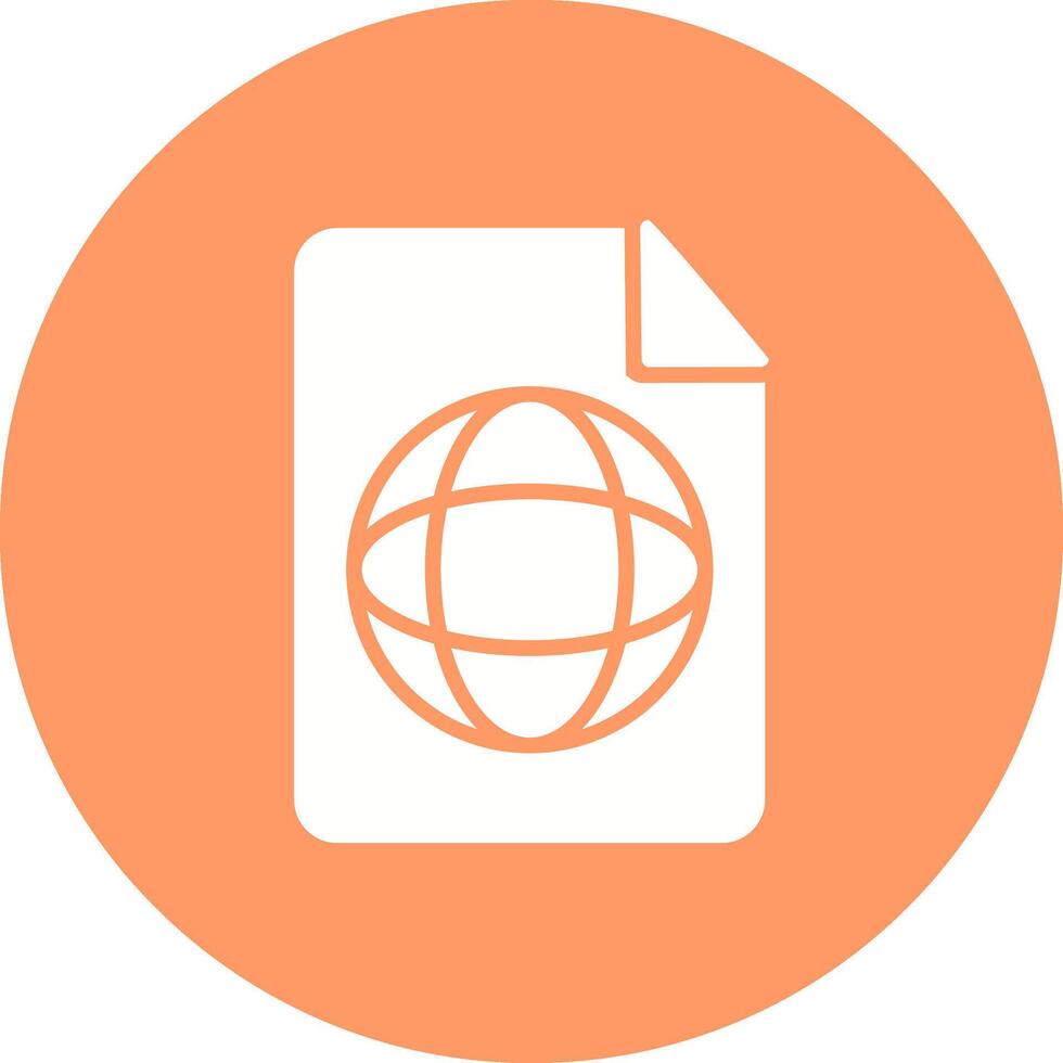 Global Profile Vector Icon
