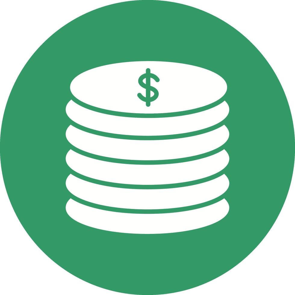 Stack of Coins Vector Icon