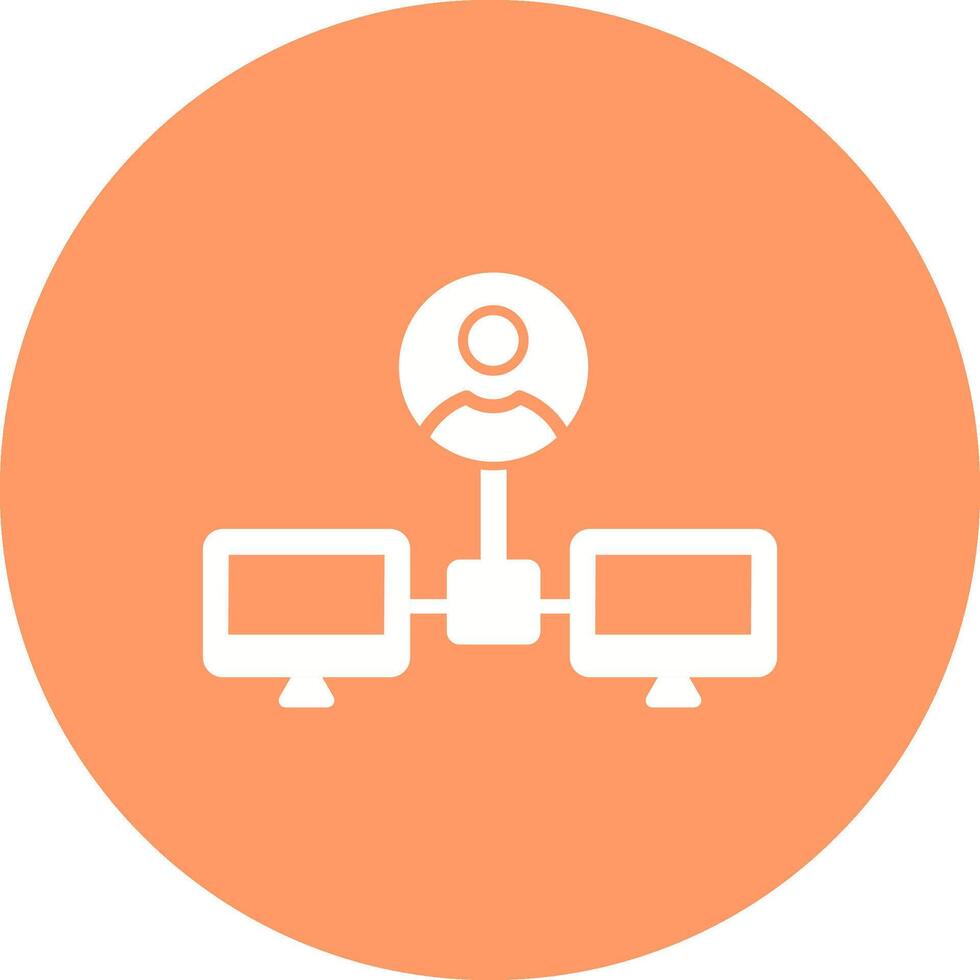 Company Network Vector Icon