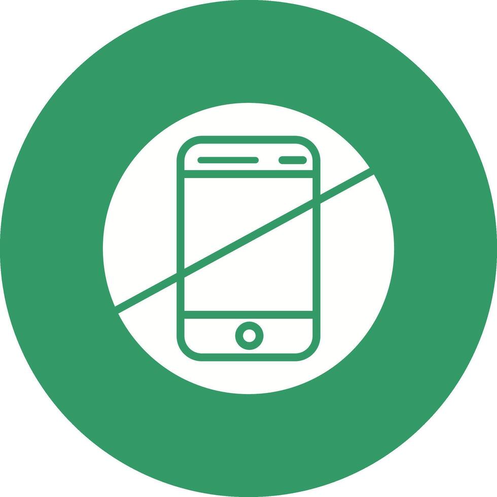 No Cell Phones Vector Icon