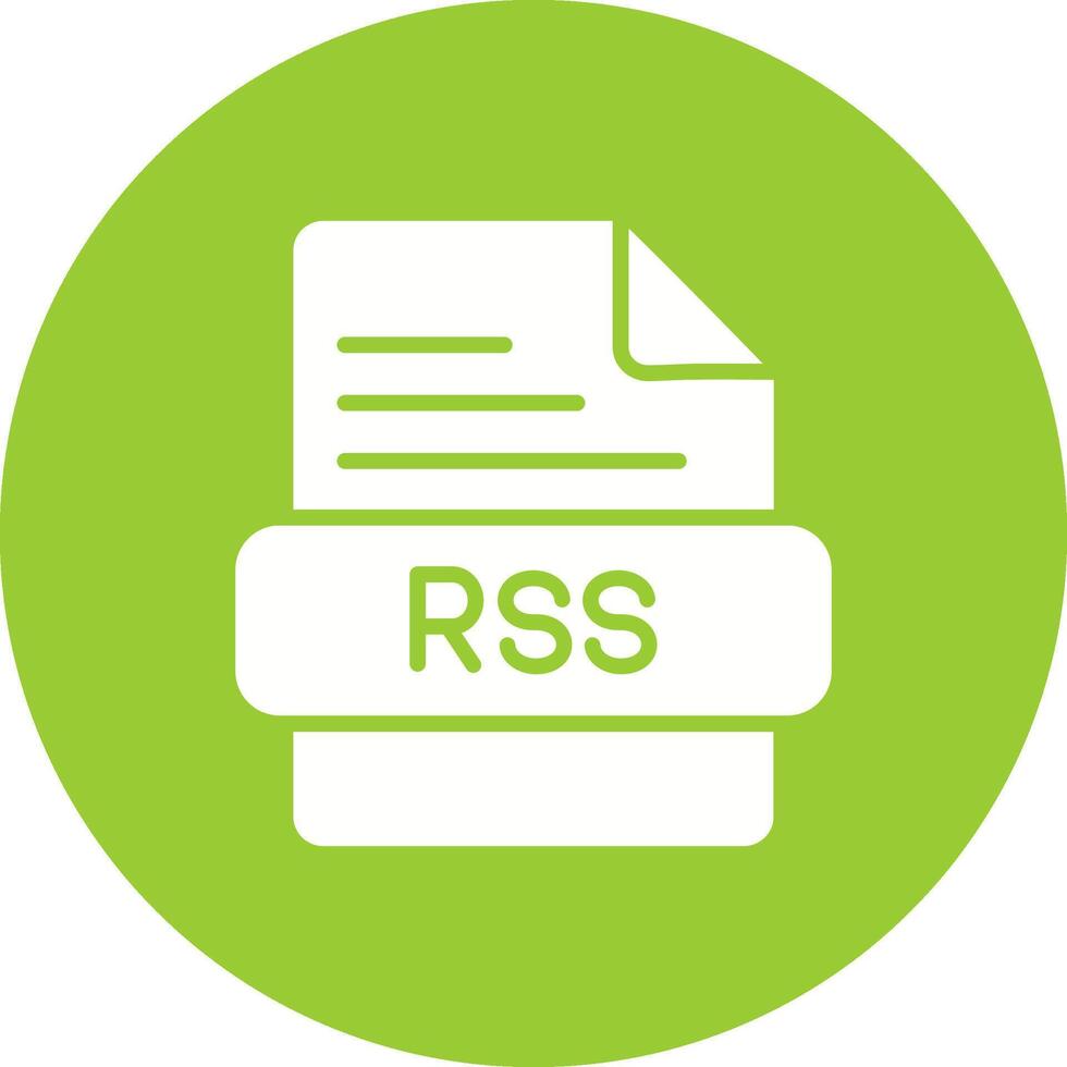 icono de vector de rss