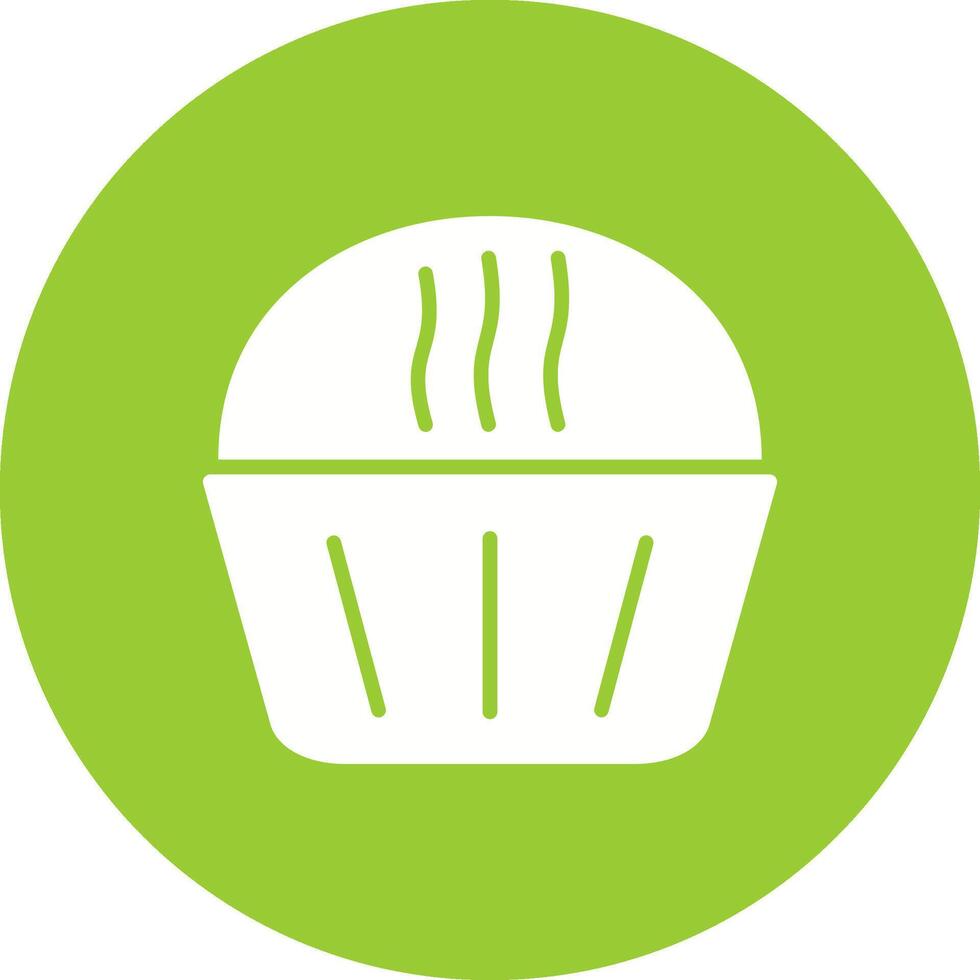 Cream Muffin Vector Icon