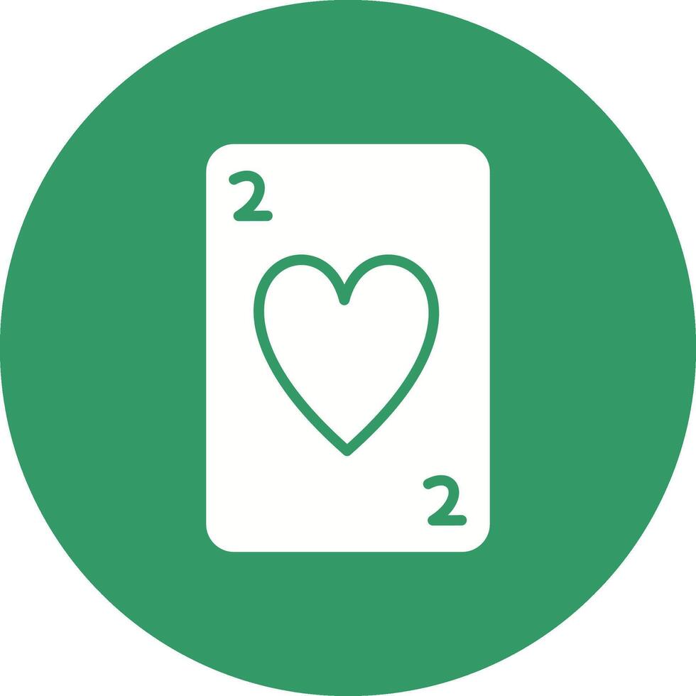 icono de vector de tarjeta de corazones