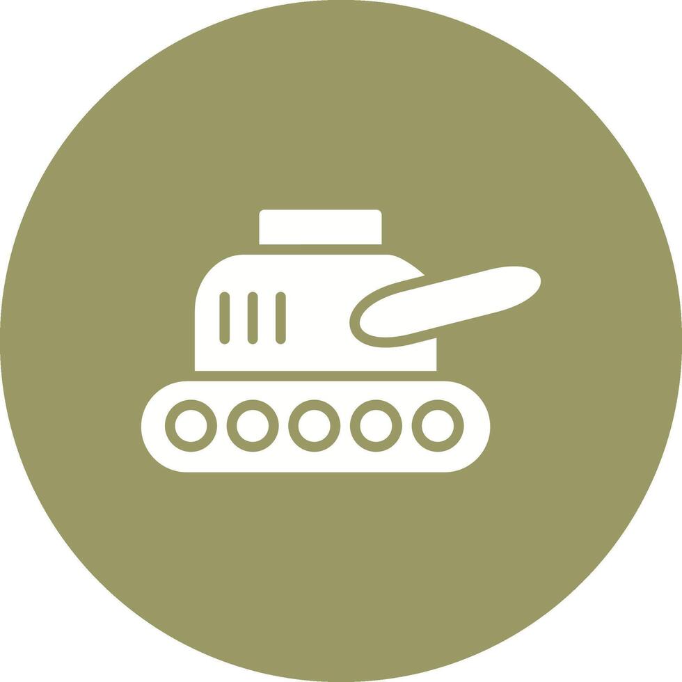 icono de vector de exhibición de tanque